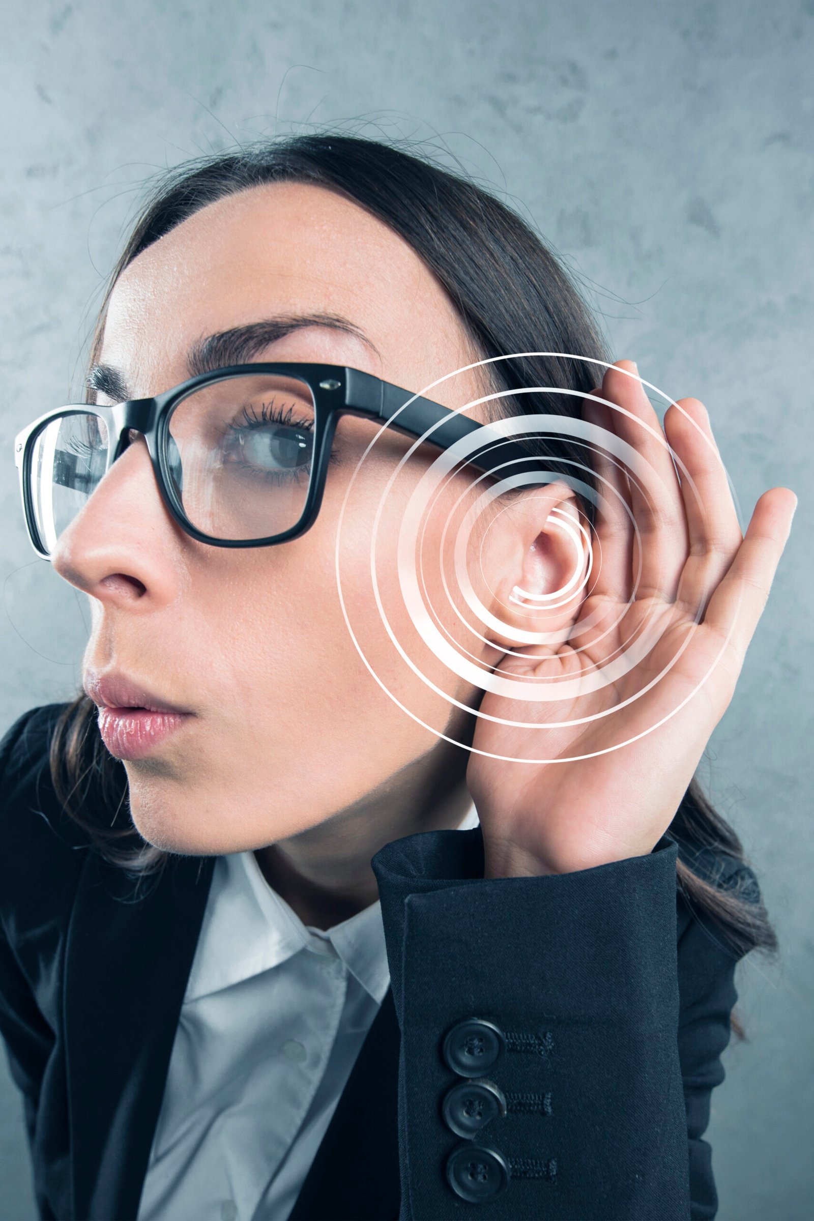 diseno de collage de problemas auditivos